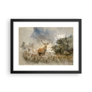 Poszter fehér keretben - Becsület – erő – méltóság - 40x30 cm