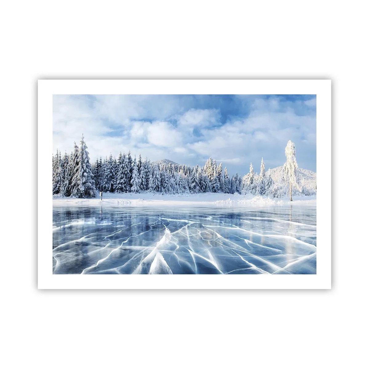 Poszter - Káprázatos és kristályos látvány - 70x50 cm