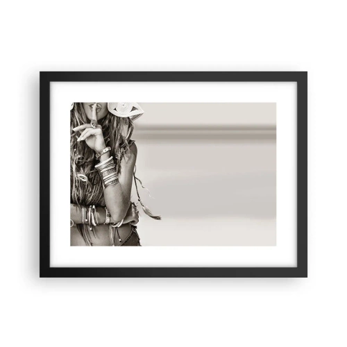 Poszter fehér keretben - Mint egy leány - 40x30 cm