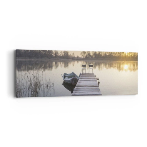 Vászonkép - Egy kis idő múlva visszajövök - 90x30 cm