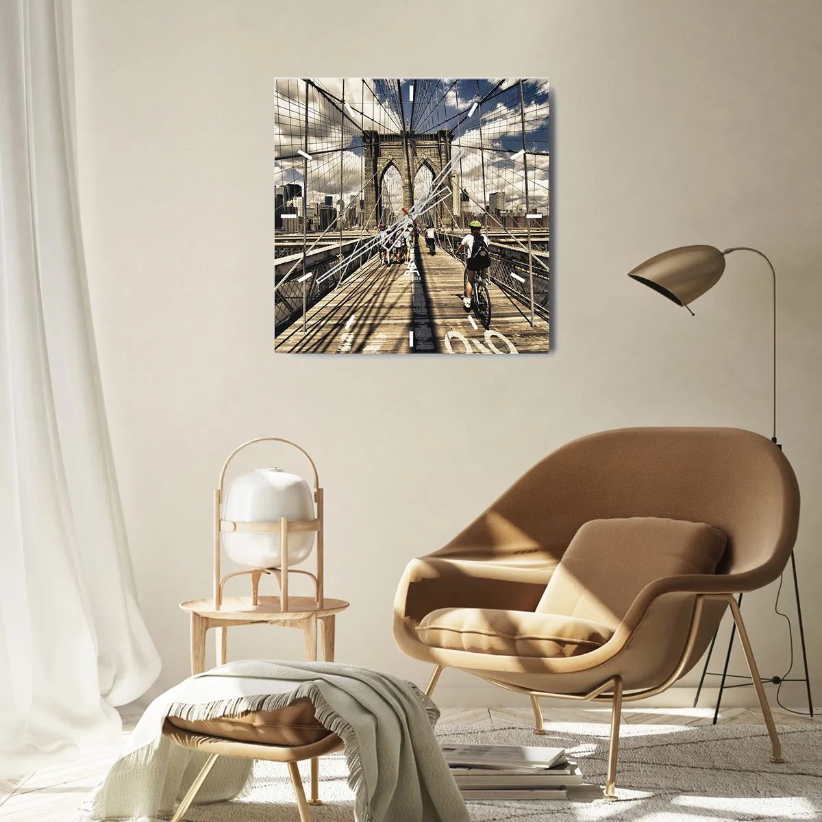 Falióra, Óra - Egyenesen a város szívébe - 30x30 cm