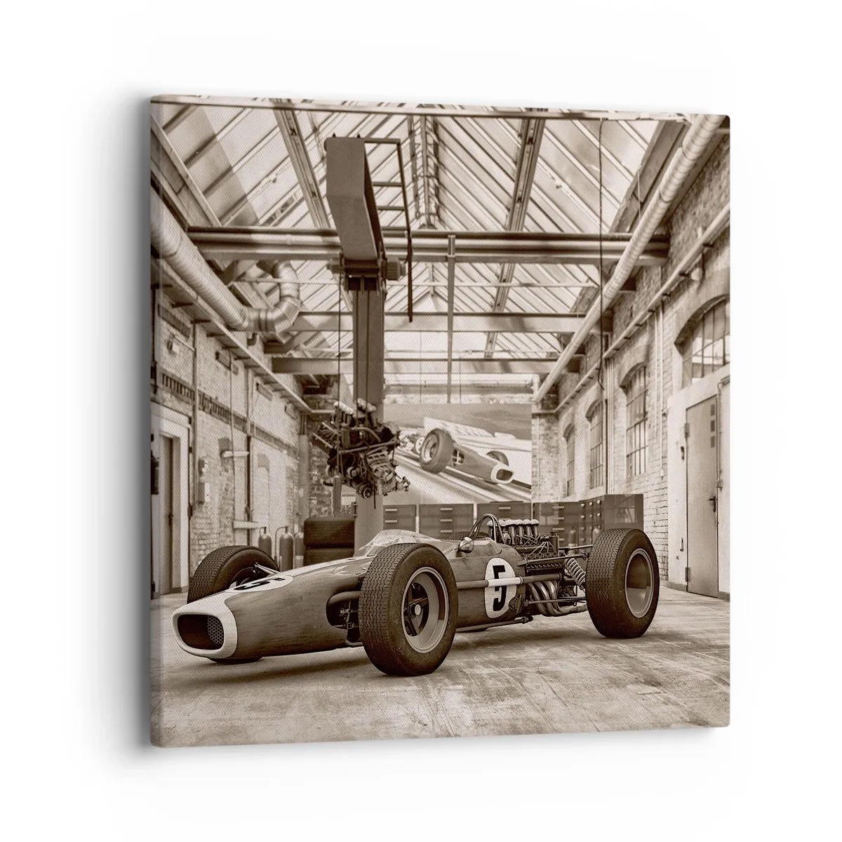 Vászonkép - A győztes pihenője - 40x40 cm