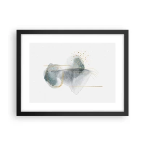 Poszter fehér keretben - A szürkeség és az arany kapcsolatáról - 40x30 cm