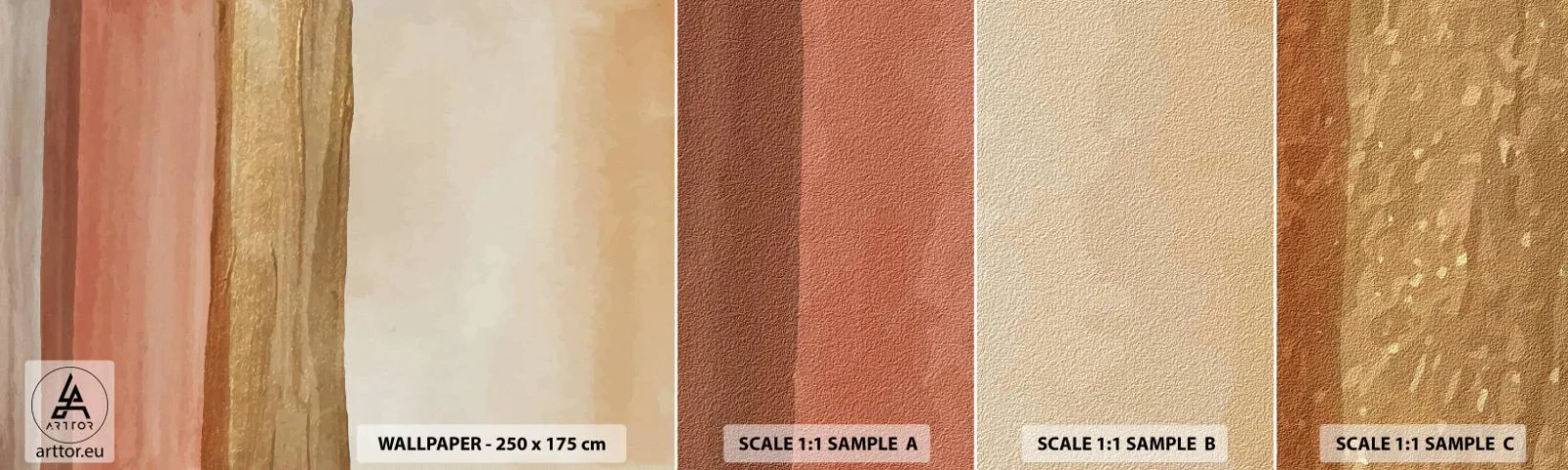 Fotótapéta Minta Standard Eco - Függőleges kompozíció - Absztrakció, Darab, Modern művészet. - 100x30 cm