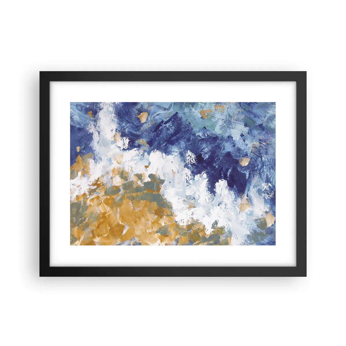 Poszter fehér keretben - Az elemek tánca - 40x30 cm