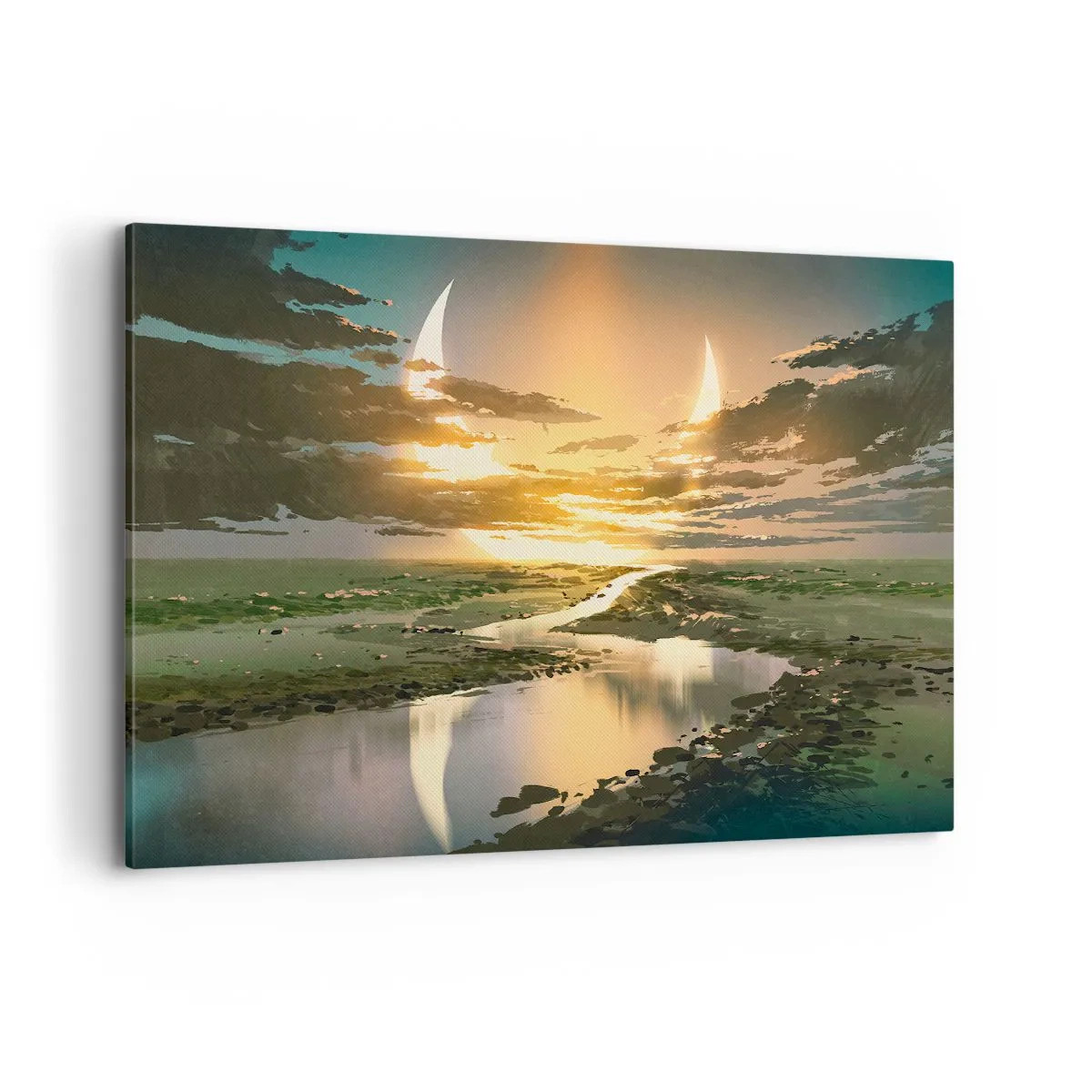 Vászonkép - Valahol egy messzi-messzi galaxisban - 120x80 cm