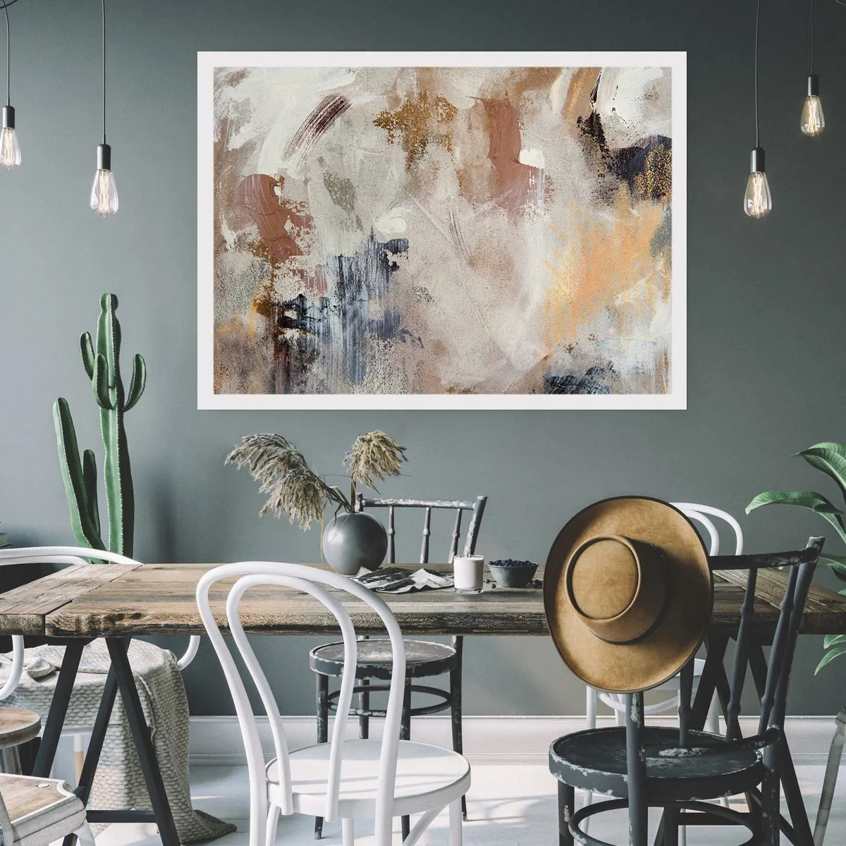 Poszter - Ködös absztrakció - 91x61 cm