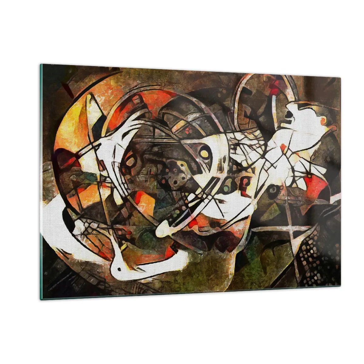 Üveg kép - Hallod a mozgást? - 120x80 cm