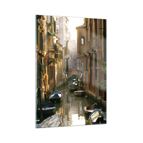 Üveg kép - Egy velencei sikátorban - 50x70 cm