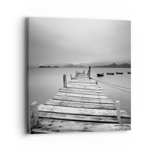 Vászonkép - Hegyeken és tengereken túl - 40x40 cm