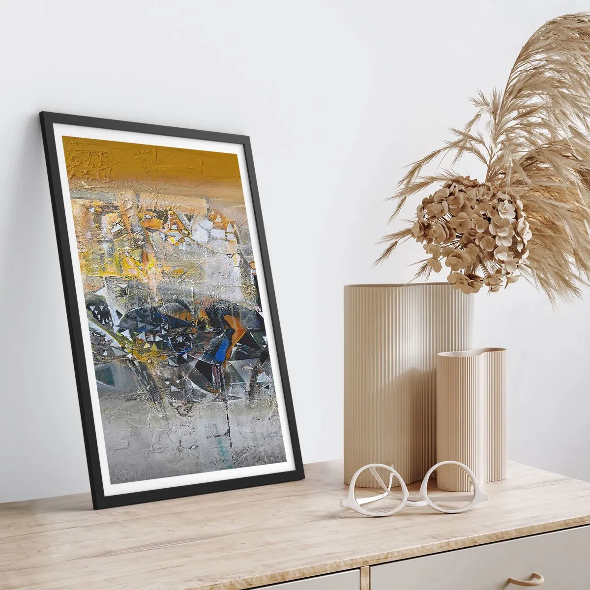 Poszter fehér keretben - Minden rendben lesz - 40x50 cm