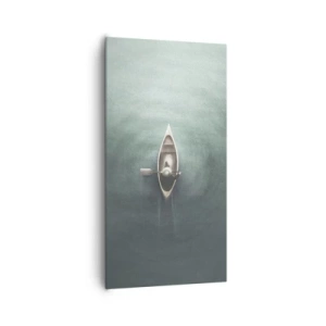 Vászonkép - Egy holdfényes tavon át - 65x120 cm