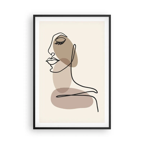 Poszter fehér keretben - Egy bizonyos szépségvonal - 61x91 cm