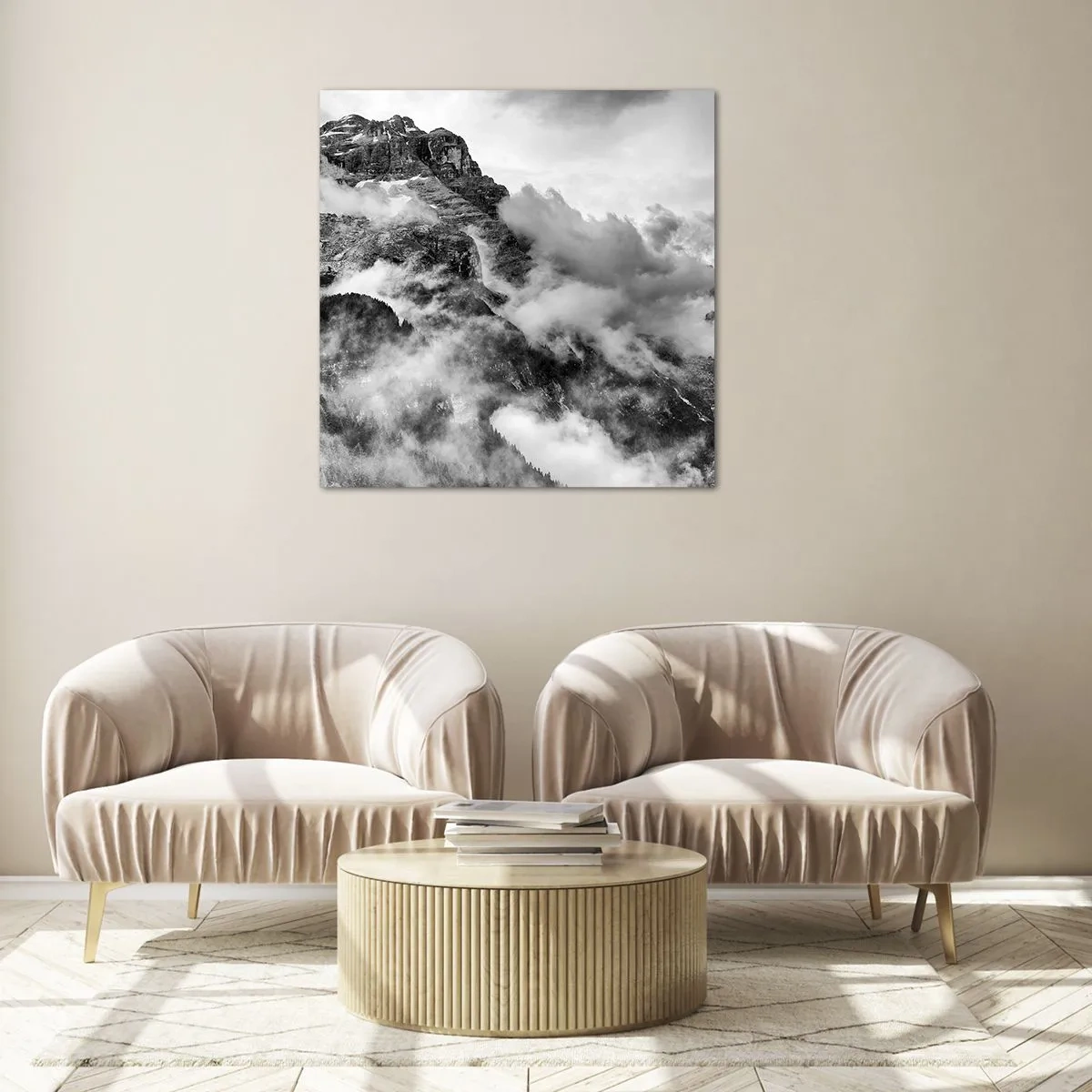 Üveg kép - Gyönyörű és kegyetlen - 40x40 cm