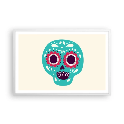 Poszter fekete keretben - Az élet - szórakozás a halálig - 91x61 cm