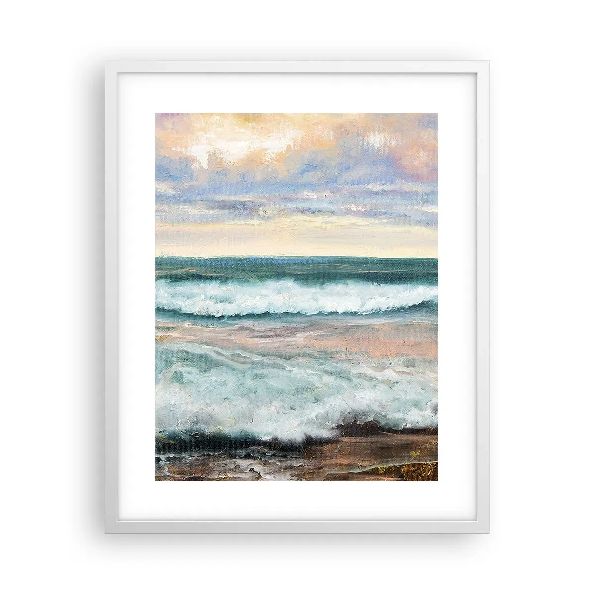 Poszter fekete keretben - Itt kisimítod a lelked - 40x50 cm