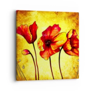 Vászonkép - Szecessziós díszítésben - 40x40 cm