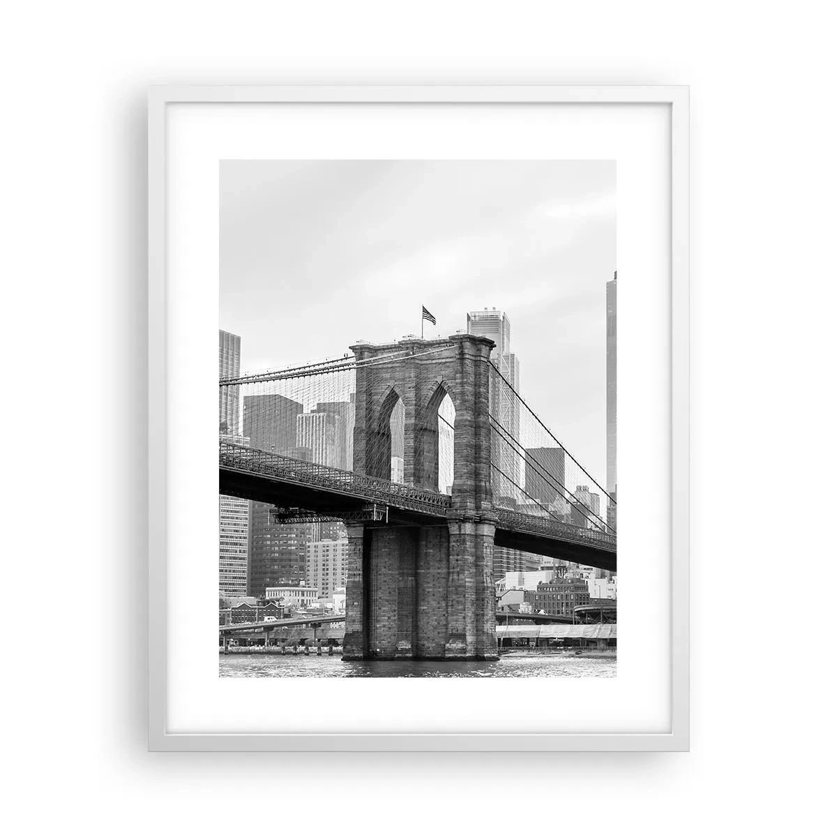 Poszter fekete keretben - New York-i hangulat - 40x50 cm