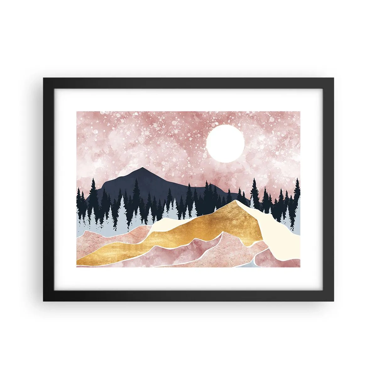 Poszter fehér keretben - Éjjeli őrség - 40x30 cm