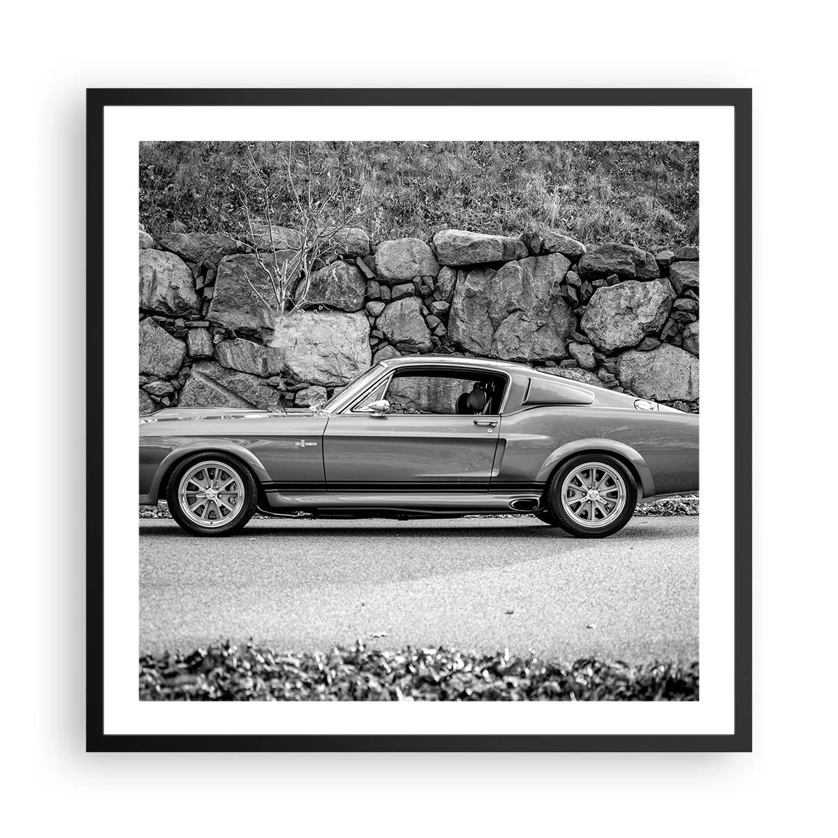 Poszter fehér keretben - A 60-as évek legendája - 60x60 cm