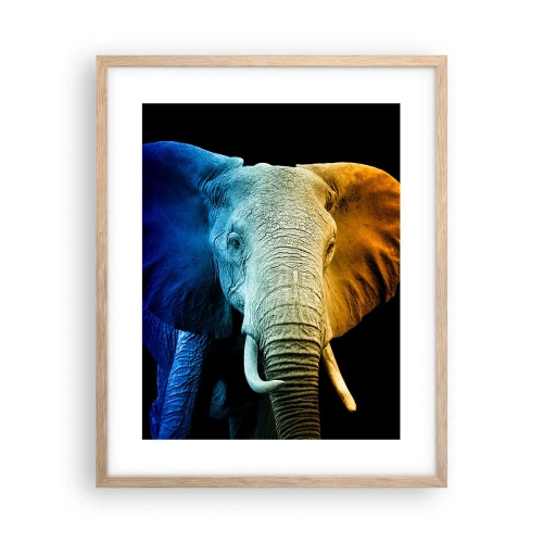 Poszter világos tölgy keretben - Excentrikus, nem különc - 40x50 cm