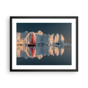 Poszter fehér keretben - A világ peremén - 50x40 cm