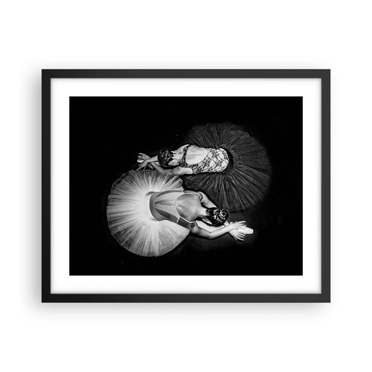 Poszter fehér keretben - Jin és jang – tökéletes egyensúly - 50x40 cm