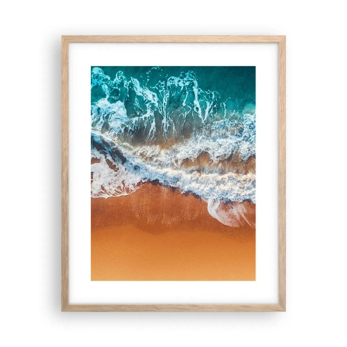 Poszter világos tölgy keretben - Mindig párban - 40x50 cm