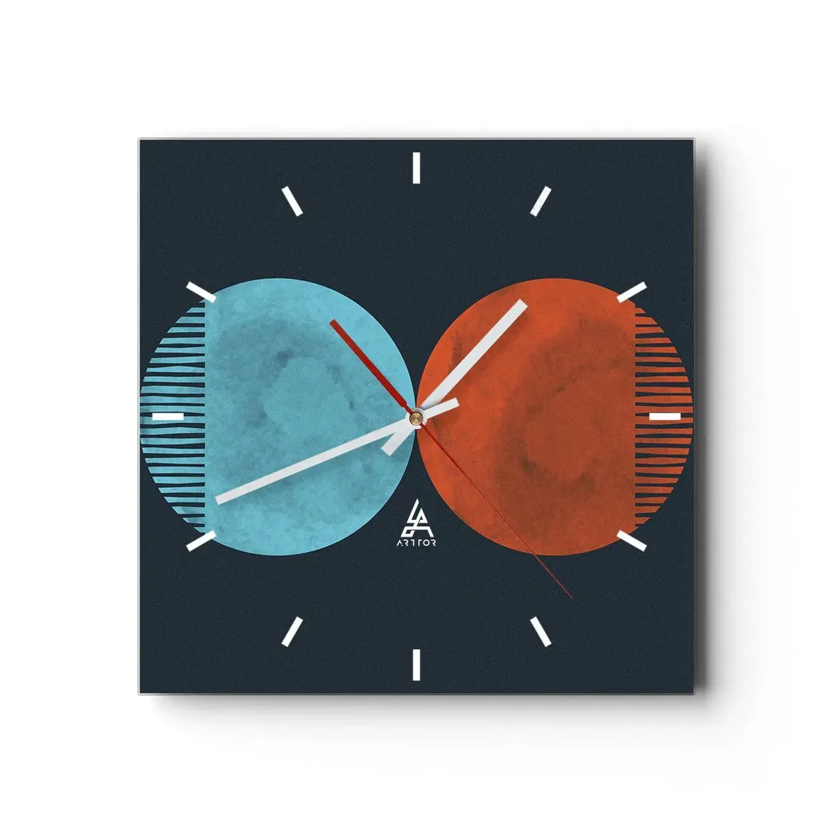 Falióra, Óra - Csak a geometria? - 30x30 cm