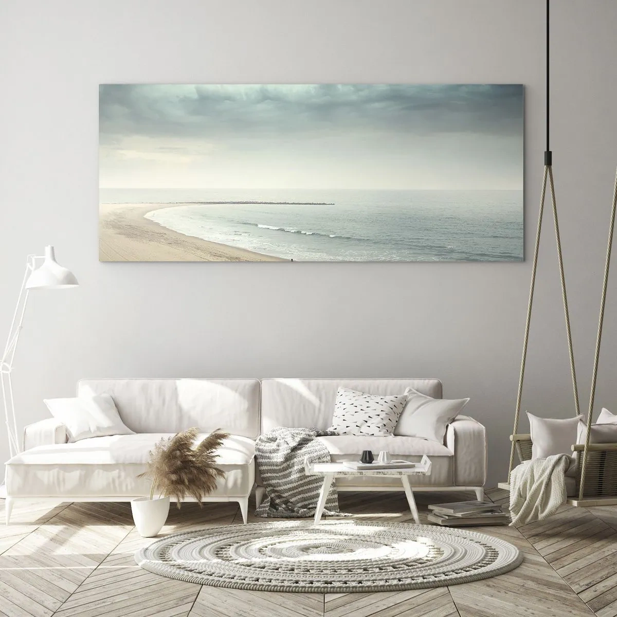Üveg kép - A békét keresve - 100x40 cm