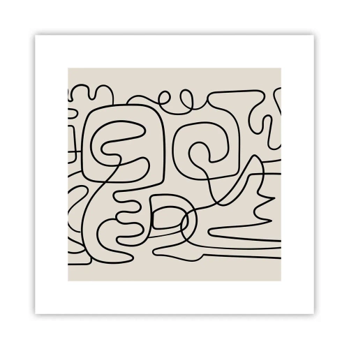 Poszter - A nyomonkövetésben - 30x30 cm