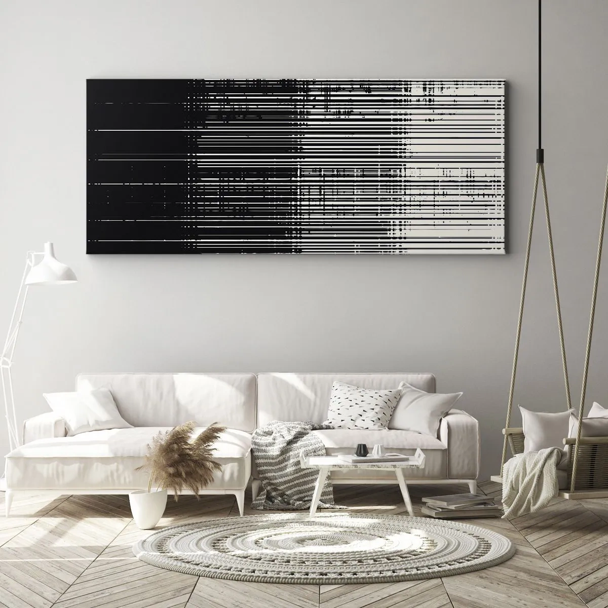 Vászonkép - Hullámok és rezgések - 160x50 cm