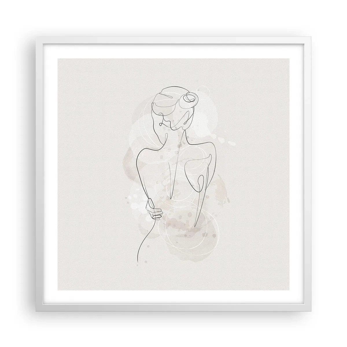 Poszter fekete keretben - Mint egy érzékeny hangszer - 60x60 cm