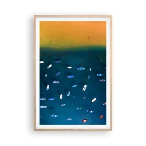 Poszter világos tölgy keretben - Egy ünnepi játék - 61x91 cm