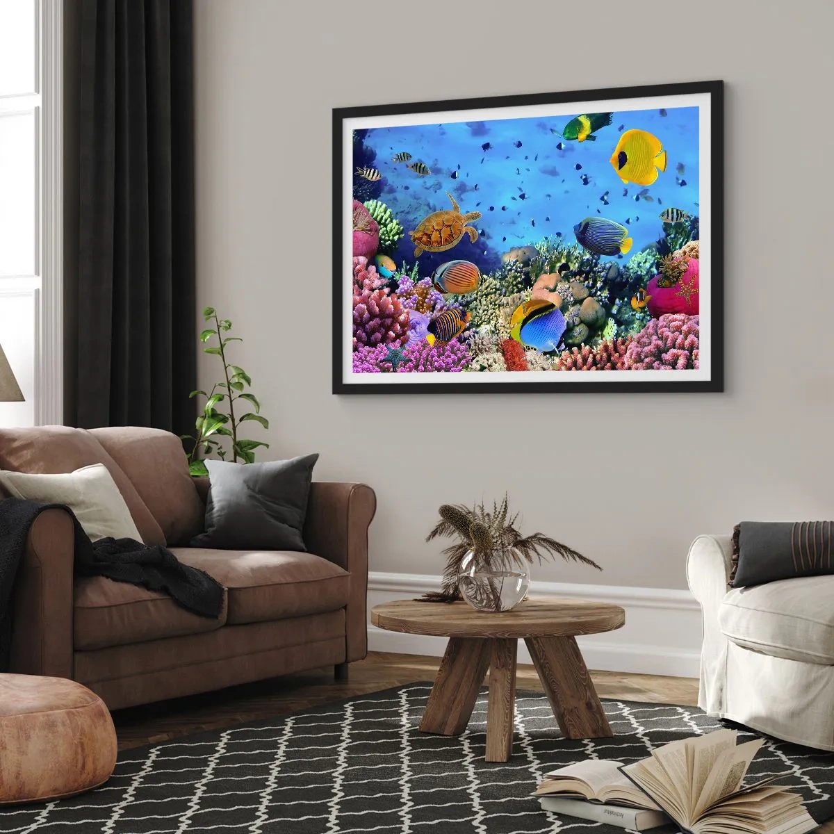 Poszter fehér keretben - És mit tudunk az életről... - 50x40 cm