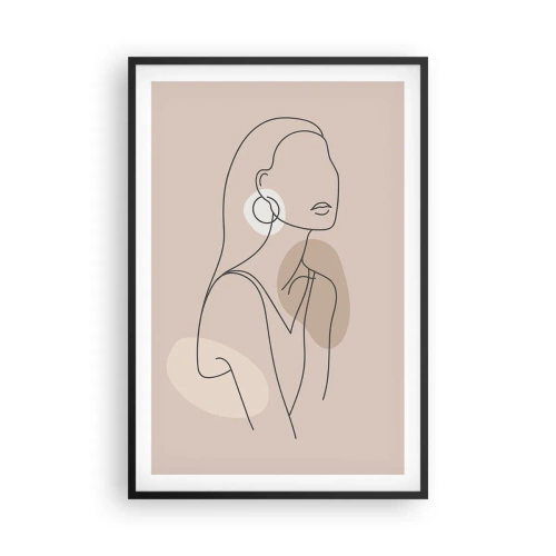Poszter fehér keretben - Leány ikonja - 61x91 cm