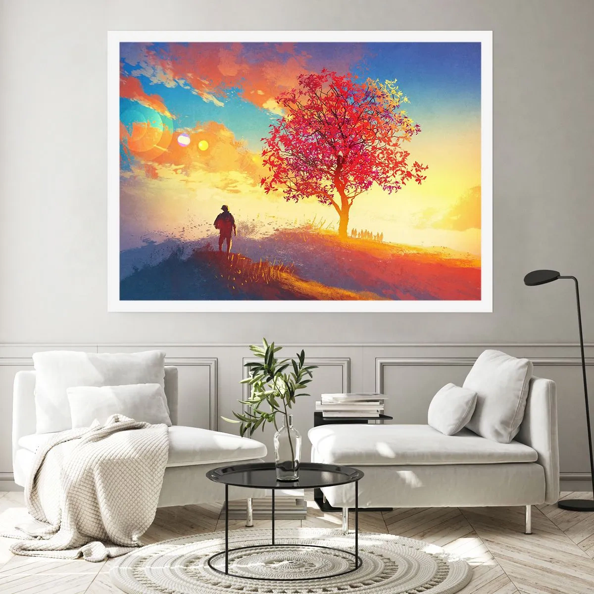 Poszter - Zarándok a célállomáson - 70x50 cm