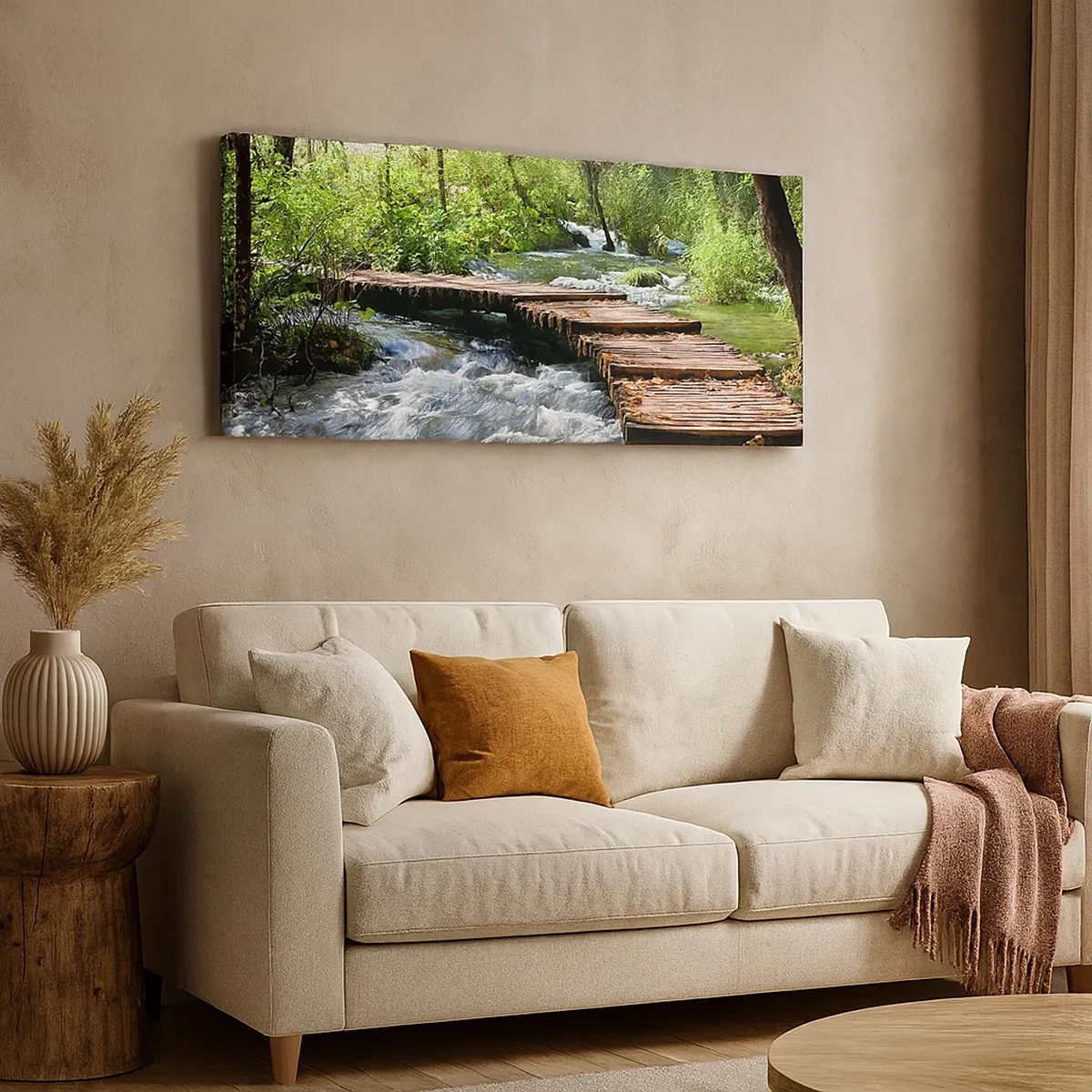 Vászonkép - A habzó zuhatag felett - 30x30 cm