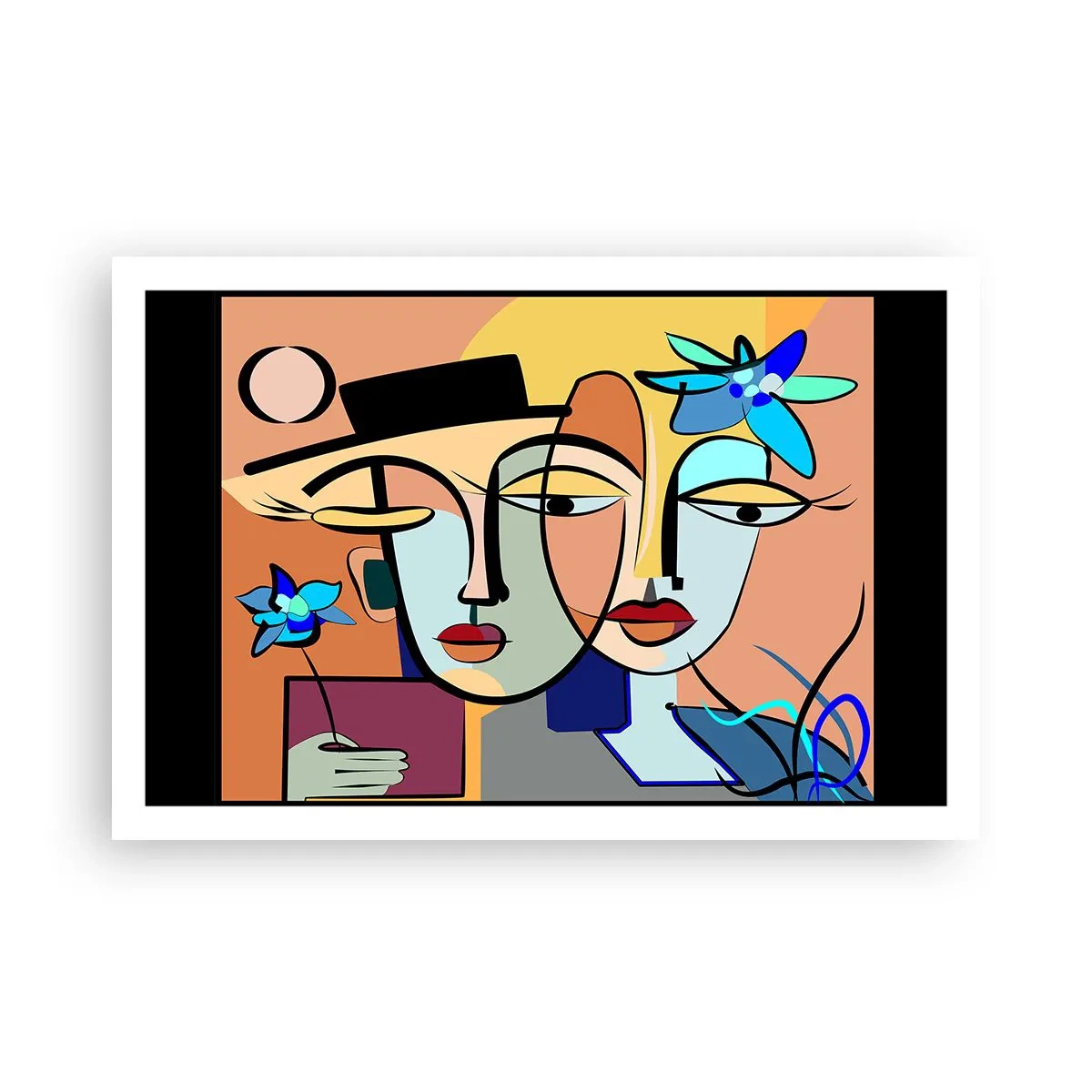 Poszter - Picasso randez vous - 91x61 cm