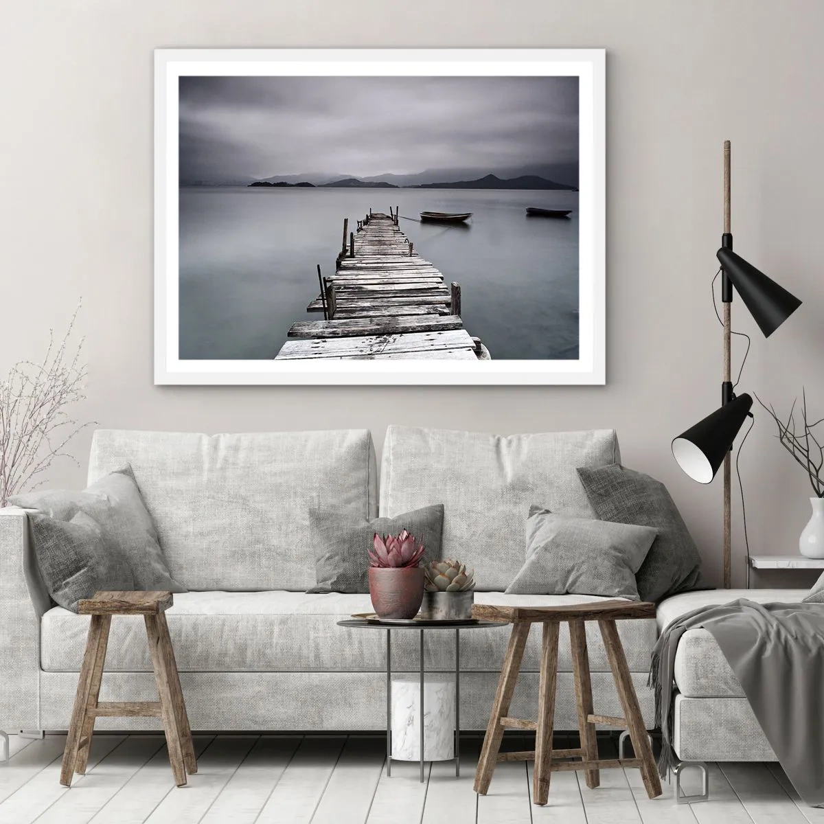 Poszter fekete keretben - Holnap indulhatsz - 40x30 cm