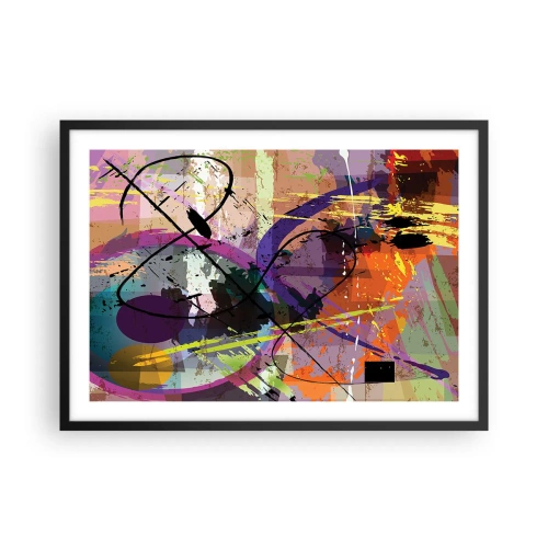 Poszter fehér keretben - Mehet egyenesen előre vagy körbe - 70x50 cm