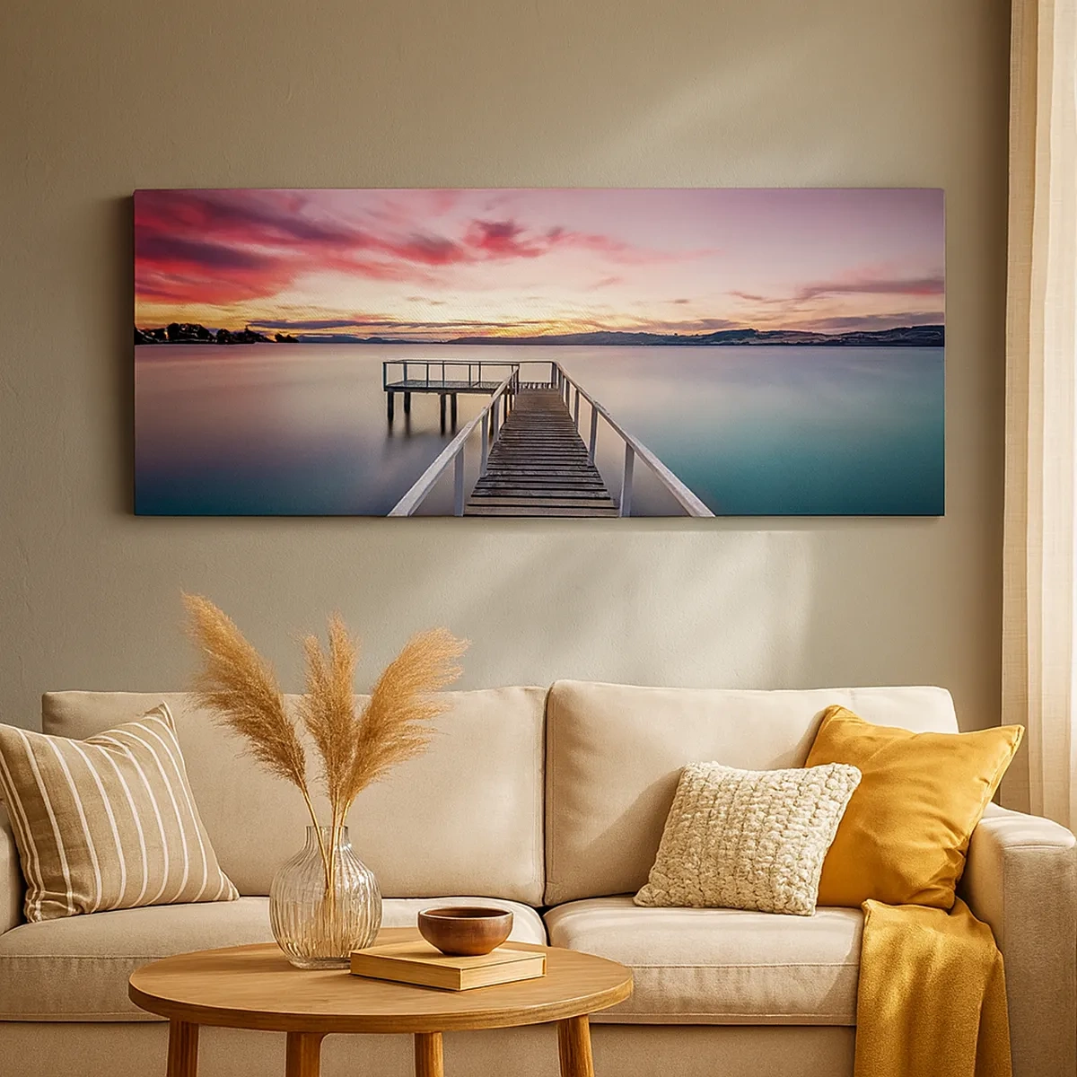 Vászonkép - Az este szelíd lángja - 30x30 cm