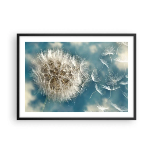 Poszter fehér keretben - Angyal lehelete - 70x50 cm