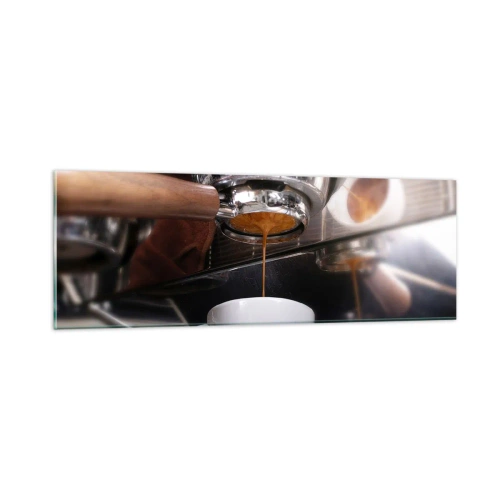 Üveg kép - A nap egy jó pillanata - 90x30 cm