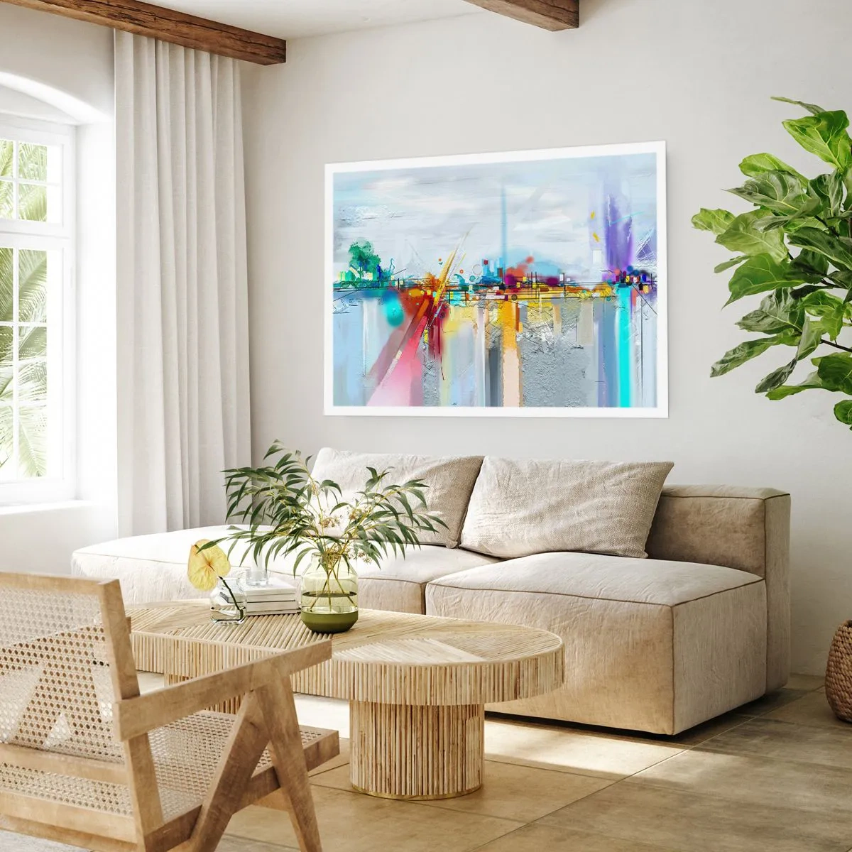 Poszter - Az öröm hídja az élet folyóján - 100x70 cm