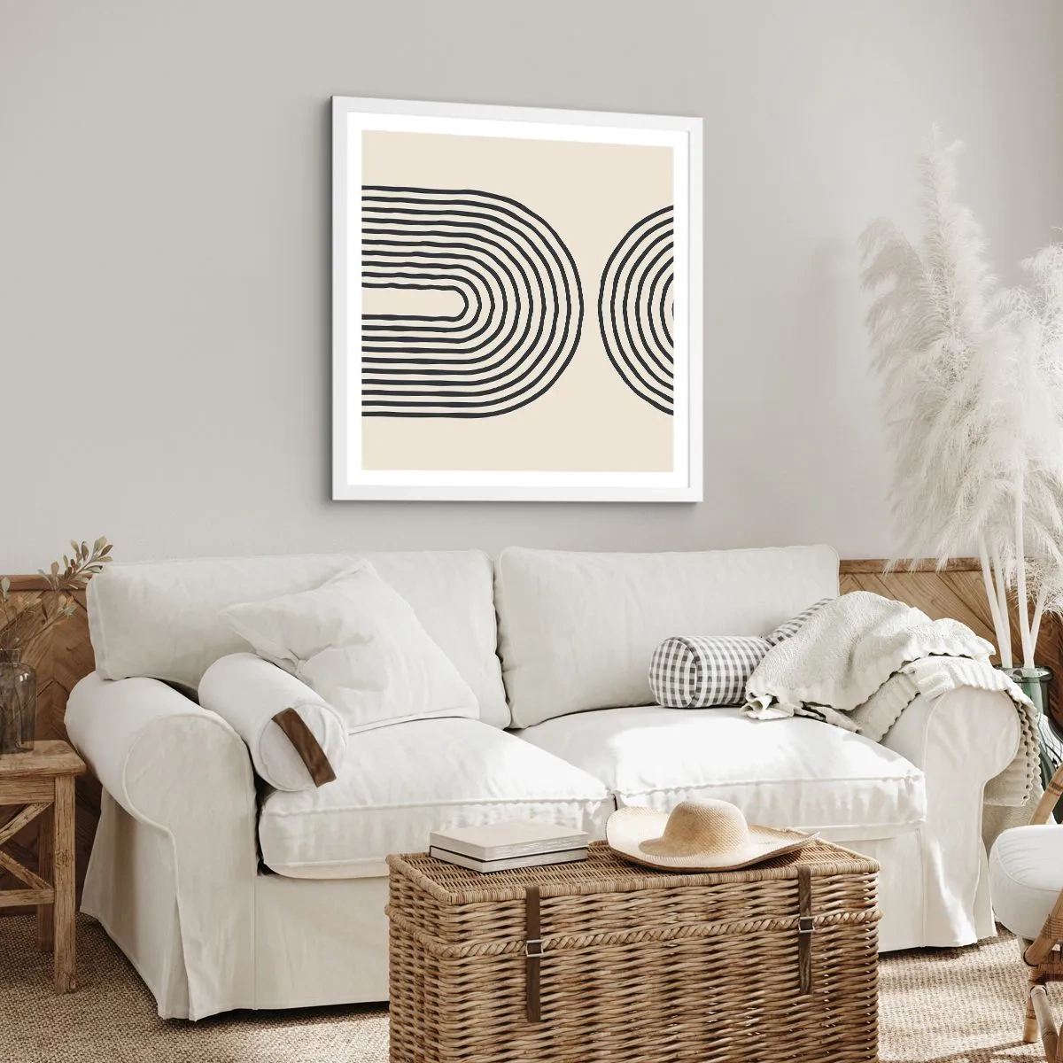 Poszter fekete keretben - Bármelyik percben ... - 30x30 cm