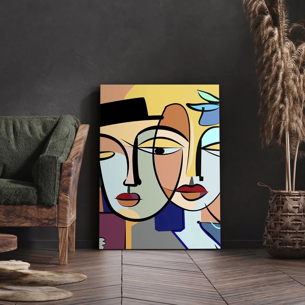 Vászonkép - Picasso randez vous - 50x70 cm