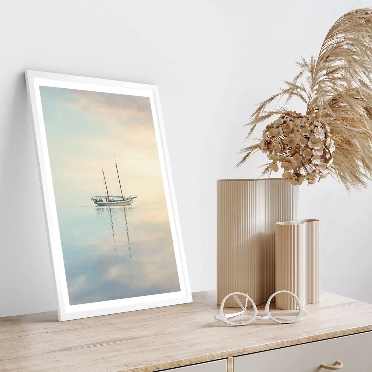 Poszter fekete keretben - A csend tengerében - 61x91 cm