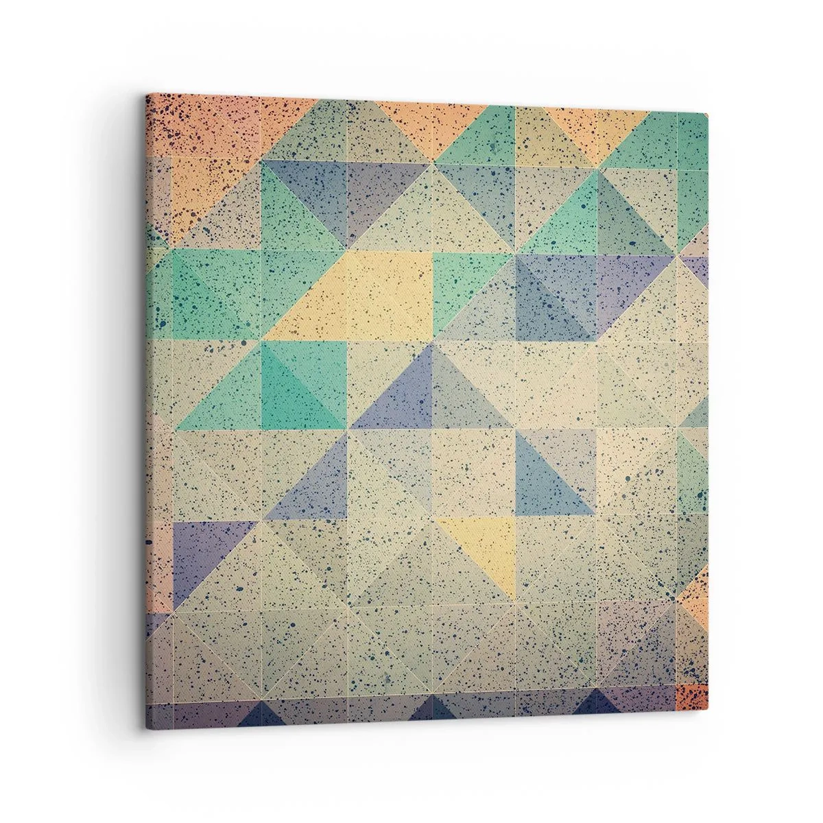 Vászonkép - A háromszögek köztársasága - 50x50 cm