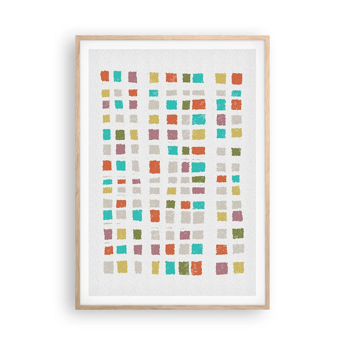 Poszter világos tölgy keretben - Ismeretlen játék - 70x100 cm